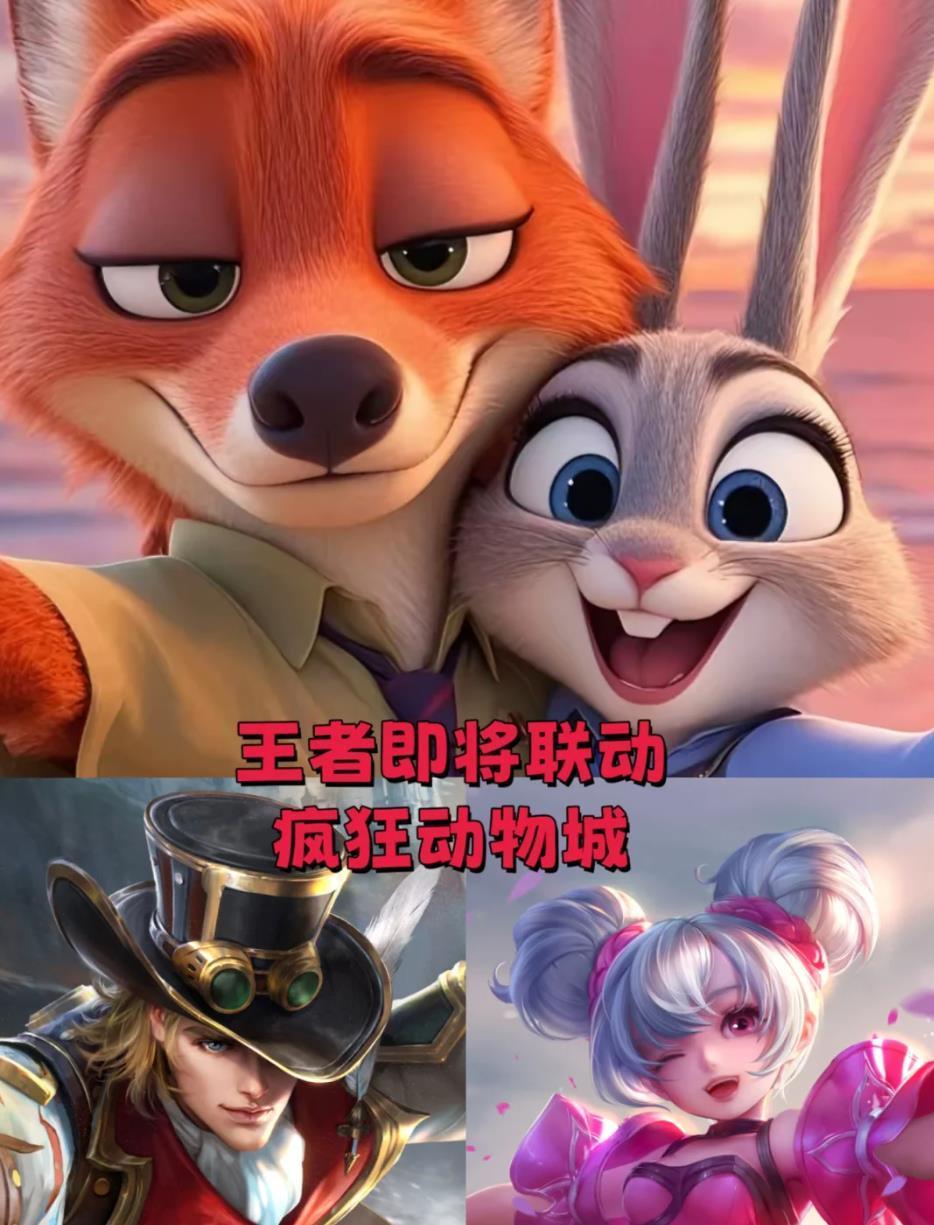 王者荣耀疯狂动物城联动皮肤上线时间，什么时候可以使用