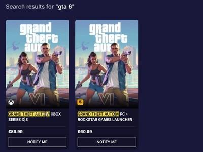 GTA6疑似提前上架引发热议，XBOX版标价89.99英镑疑似系统误操作