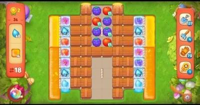 梦幻花园第36关攻略，双彩破局方法解析